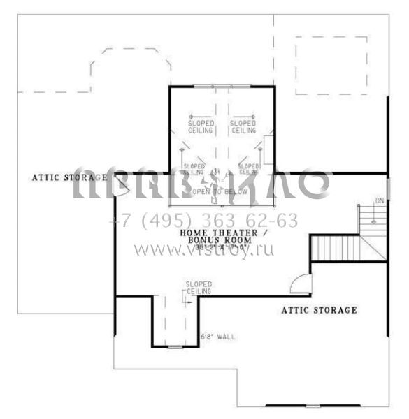 Проект двухэтажного дома с гаражом на две машины в английском стиле S5-160 (110-00762)