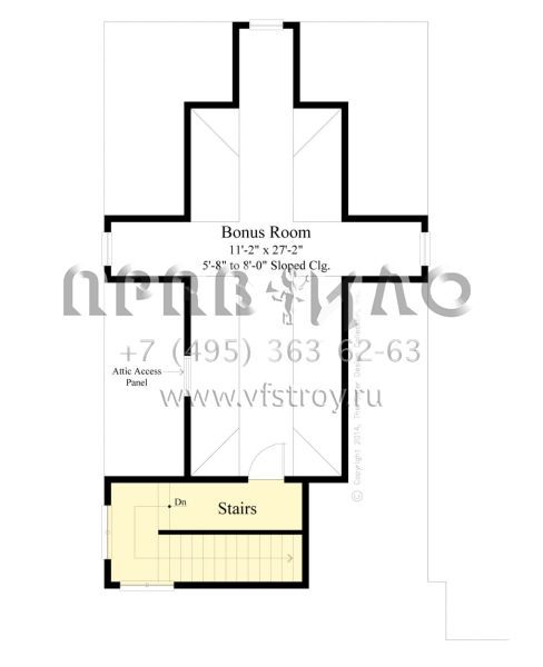 Проект одноэтажного дома с гаражом на три и более машин в современном стиле S5-240 (8436-00122)
