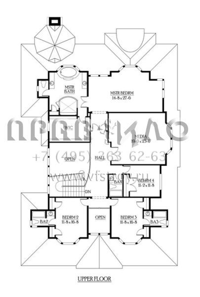 Проект двухэтажного дома с гаражом на три и более машин в прибрежном стиле S5-424 (341-00261)