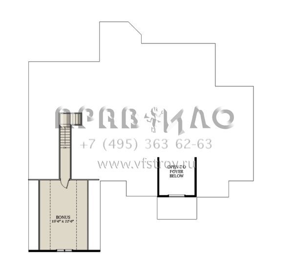 Проект одноэтажного дома с гаражом на две машины в современном стиле S5-232 (6849-00150)