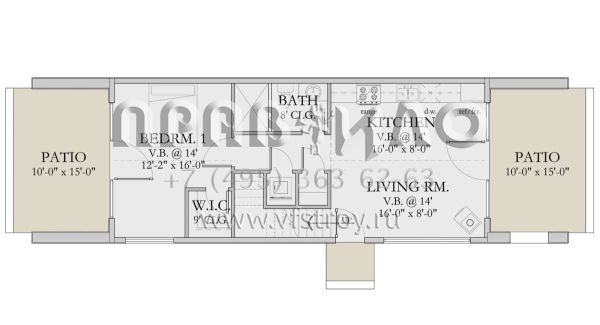 Проект двухэтажного дома без гаража в современном стиле S5-75 (6422-00093)
