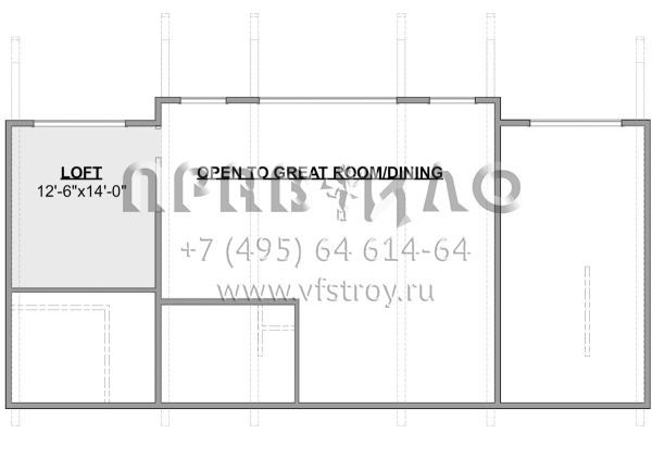 Проект одноэтажного дома без гаража в современном стиле S5-135 (1462-00040)