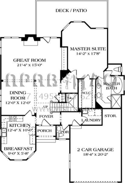 Проект двухэтажного дома с гаражом на две машины в английском стиле S5-207 (3323-00087)