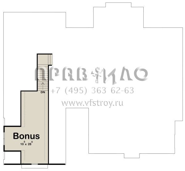 Проект одноэтажного дома с гаражом на две машины в современном стиле S5-231 (963-00630)