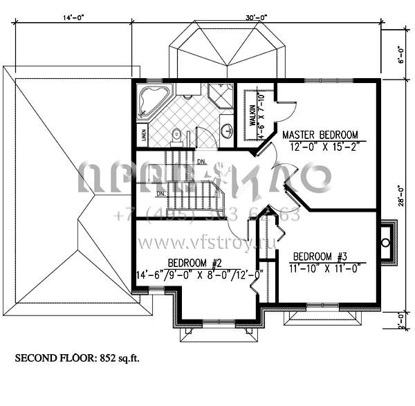 Проект двухэтажного дома с гаражом на одну машину в английском стиле S5-159 (1785-00127)