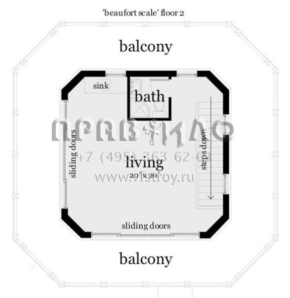 Проект дома-маяка S5-141 (028-00111)