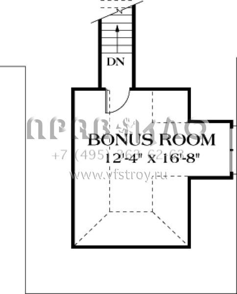 Проект одноэтажного дома с гаражом на две машины в стиле Ранчо S5-292 (3323-00062)