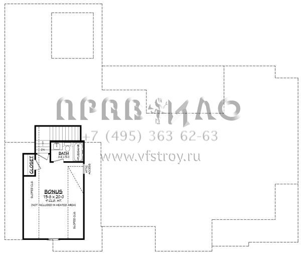 Проект двухэтажного дома с гаражом на две машины в современном стиле S5-258 (041-00274)