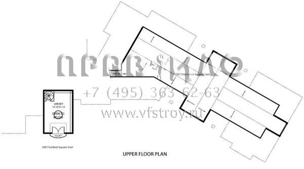 Проект двухэтажного дома с гаражом на три и более машин в современном стиле S5-707 (5631-00049)