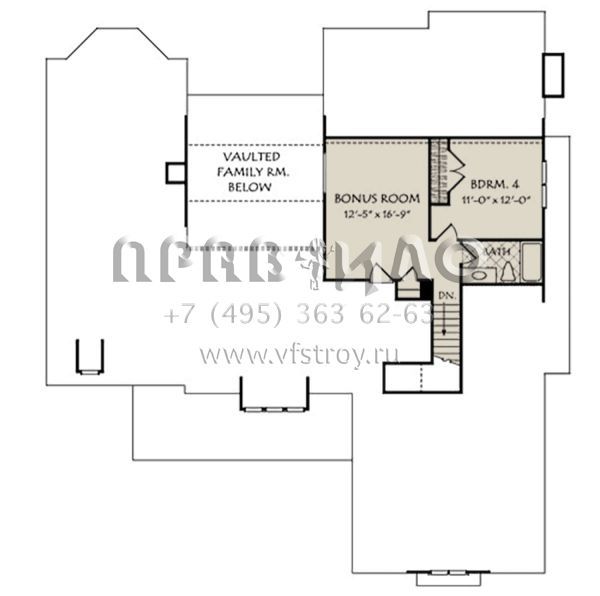 Проект одноэтажного дома с гаражом на две машины в стиле Ранчо S5-239 (8594-00055)