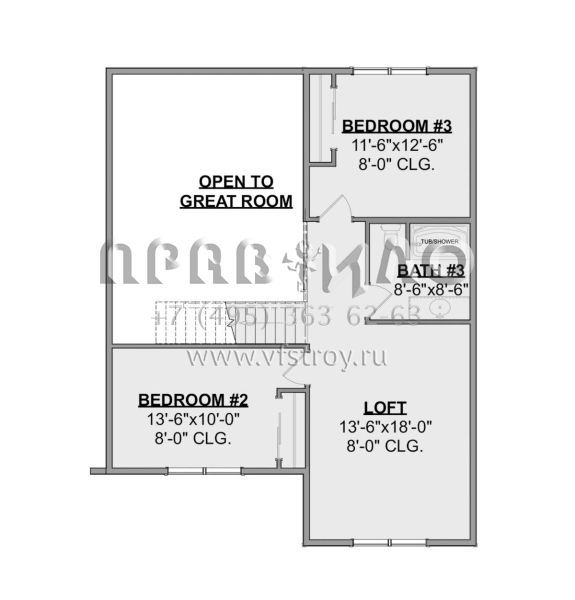 Проект двухэтажного дома с гаражом на две машины в современном стиле S5-213 (1462-00019)