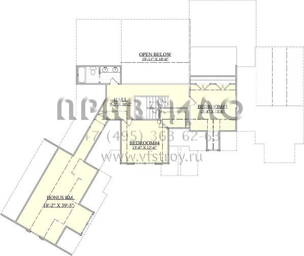 Проект двухэтажного дома с гаражом на две машины в современном стиле S5-289 (6939-00008)