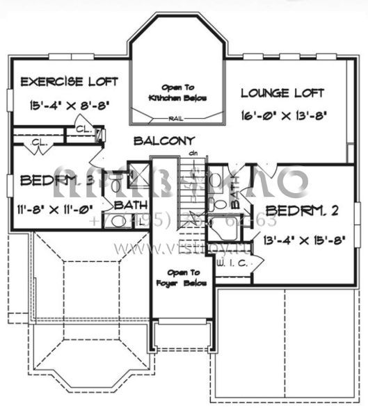 Проект двухэтажного дома с гаражом на три и более машин в английском стиле S5-288 (6819-00025)