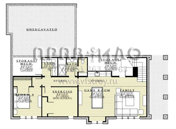 Проект двухэтажного дома с гаражом на две машины в современном стиле S5-248 (1637-00156)