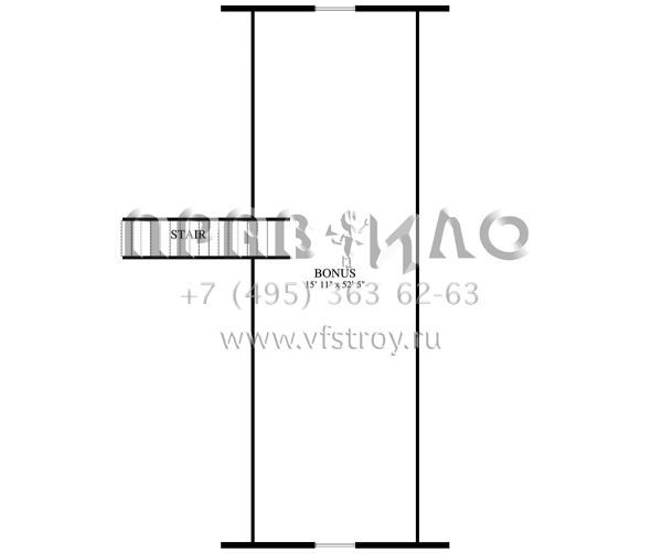 Проект одноэтажного дома с гаражом на три и более машин в стиле Ранчо S5-252 (2802-00030)