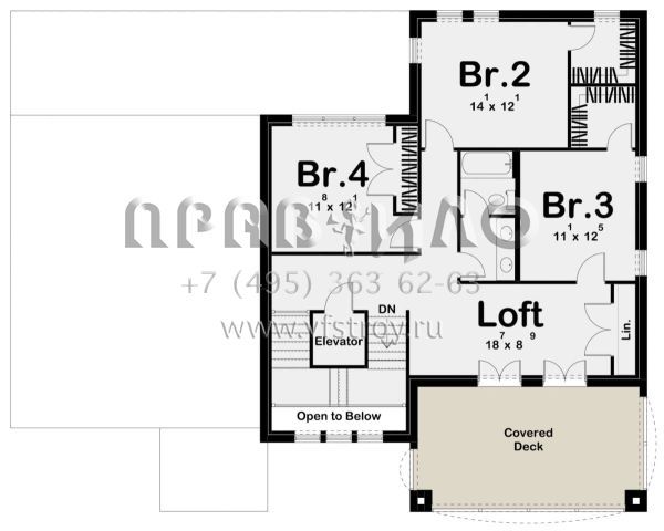 Проект трехэтажного особняка с двумя гаражами S5-319 (963-00559)