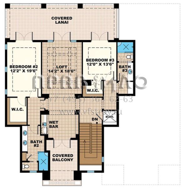 Проект трехэтажного дома с гаражом на три и более машин в прибрежном стиле S5-438 (1018-00279)