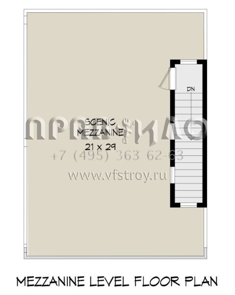 Проект трехэтажного дома с гаражом на одну машину в современном стиле S5-136 (940-00196)