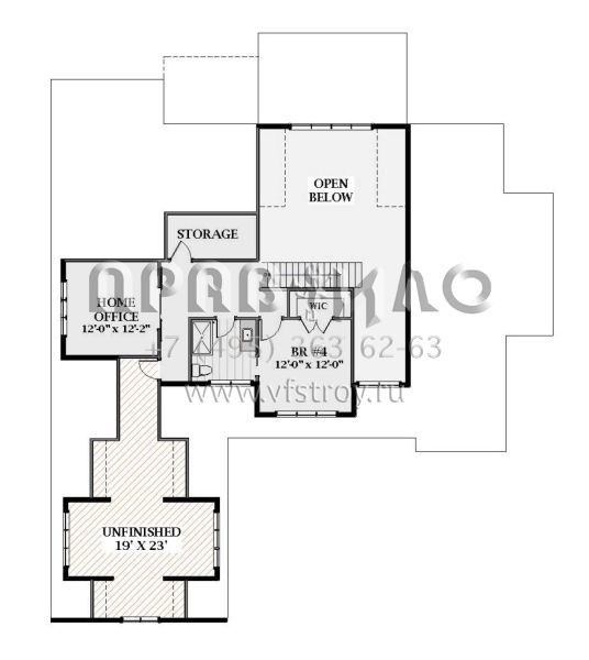 Проект двухэтажного дома с гаражом на две машины в современном стиле S5-283 (6849-00124)