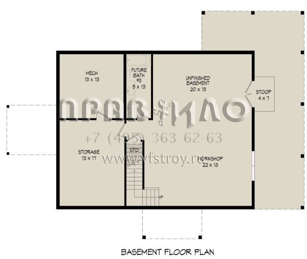 Проект двухэтажного дома без гаража в стиле Шале S5-178 (940-00492)
