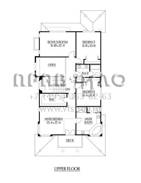 Проект двухэтажного дома с гаражом на три и более машин в прибрежном стиле S5-263 (341-00081)
