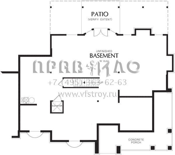 Проект двухэтажного дома с гаражом на три и более машин в американском стиле S5-293 (2559-00541)