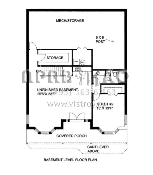 Проект двухэтажного дома с гаражом на две машины в скандинавском стиле S5-478 (039-00582)