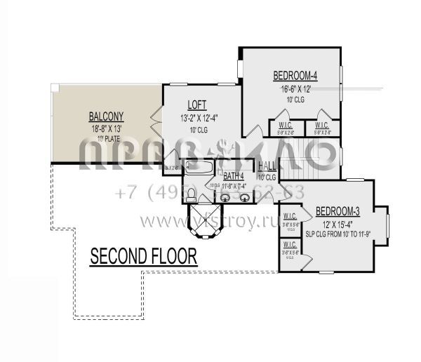 Проект двухэтажного дома с гаражом на две машины в современном стиле S5-362 (9300-00027)