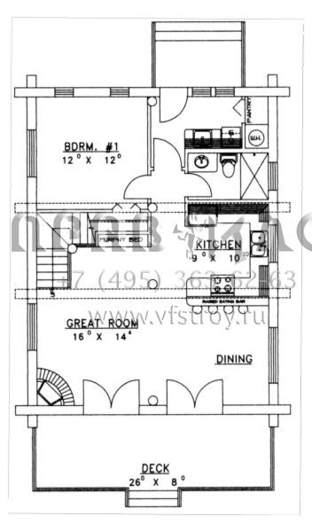 Проект двухэтажного дома без гаража в современном стиле S5-136 (039-00060)