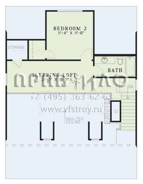 Проект двухэтажного дома без гаража в современном стиле S5-130 (110-00311)