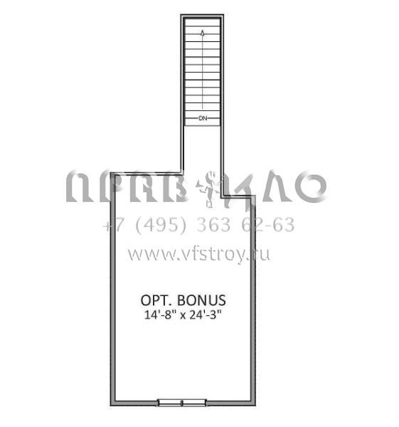 Проект одноэтажного дома с гаражом на две машины в стиле Ранчо S5-207 (6849-00045)