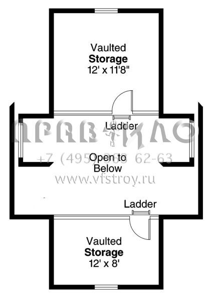 Проект одноэтажного дома без гаража в современном стиле S5-38 (035-00483)