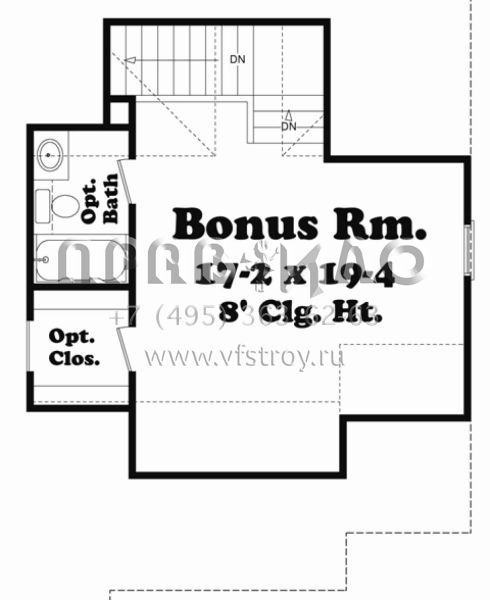 Проект одноэтажного дома с гаражом на две машины в стиле Ранчо S5-209 (041-00049)