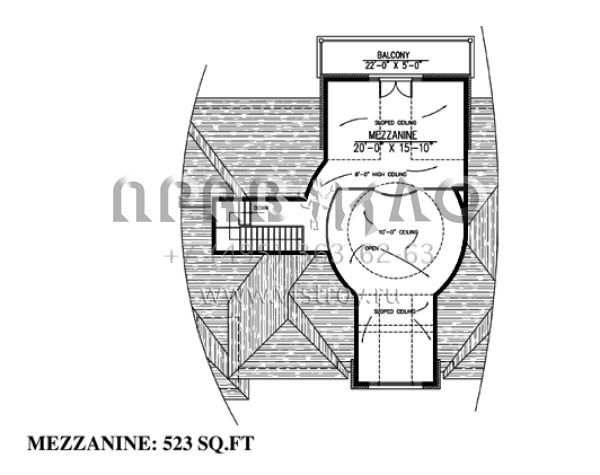 Проект трехэтажного дома с гаражом на три и более машин в современном стиле S5-574 (1785-00169)