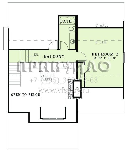 Проект двухэтажного дома без гаража в современном стиле S5-143 (110-01102)