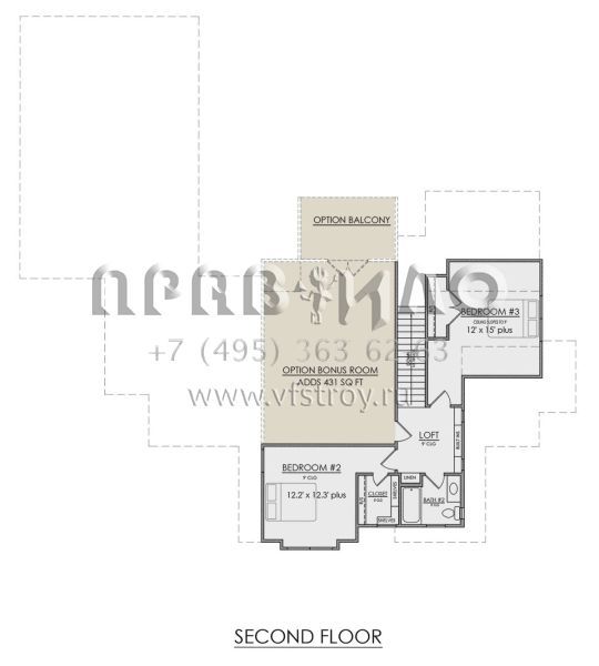 Проект одноэтажного дома с гаражом на три и более машин в современном стиле S5-240 (7071-00012)