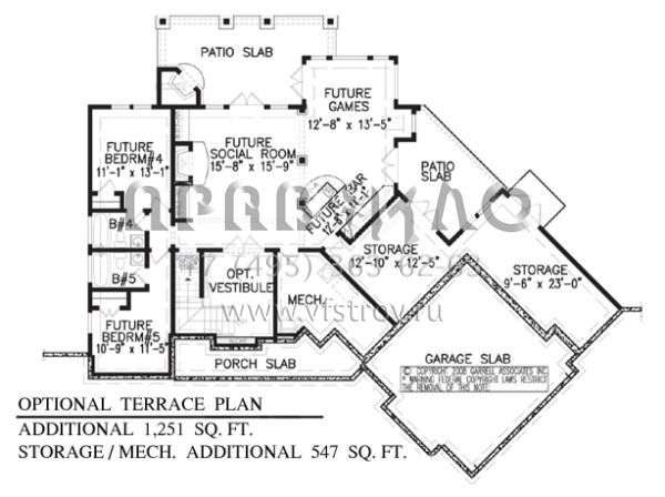 Проект одноэтажного дома с гаражом на две машины в стиле Шале S5-181 (699-00048)