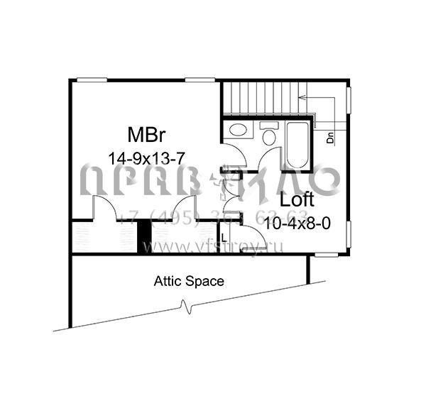 Проект одноэтажного дома с гаражом на две машины в современном стиле S5-101 (5633-00310)