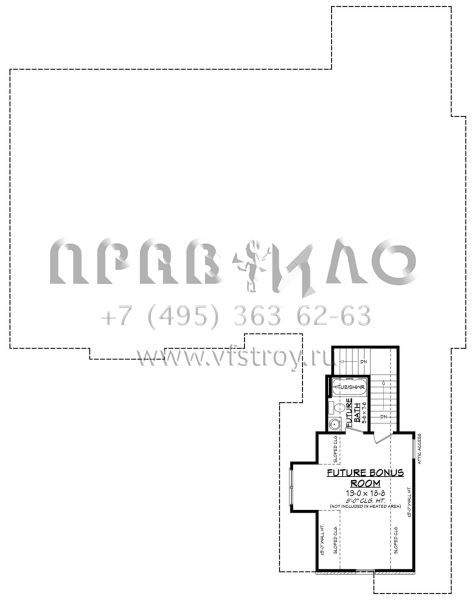 Проект одноэтажного дома с гаражом на две машины в английском стиле S5-223 (041-00136)