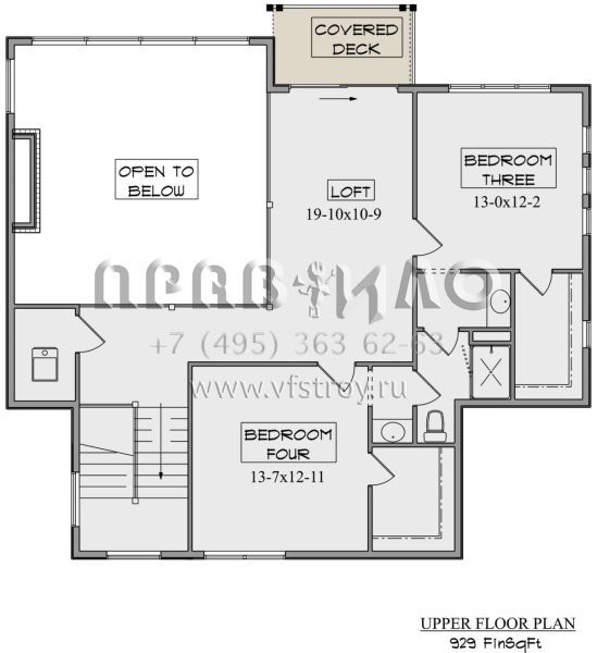 Проект двухэтажного дома с гаражом на три и более машин в американском стиле S5-353 (5631-00189)