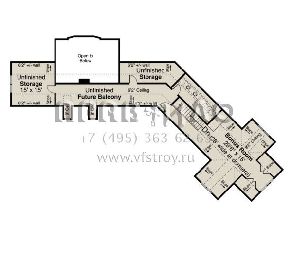 Проект одноэтажного дома с гаражом на две машины в американском стиле S5-233 (035-00949)