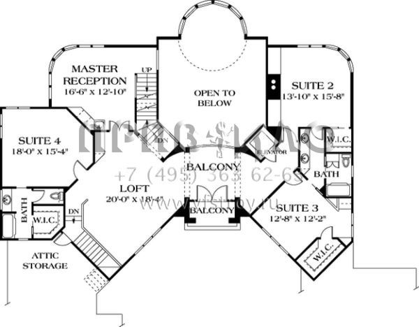 Проект трехэтажного дома с гаражом на три и более машин в современном стиле S5-759 (3323-00533)