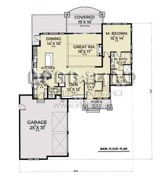 Проект двухэтажного дома с гаражом на две машины в современном стиле S5-294 (2464-00031)