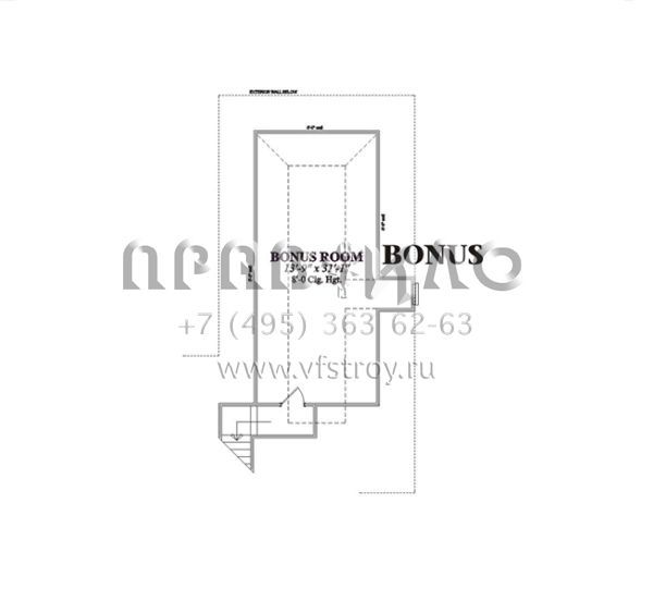 Проект одноэтажного дома с гаражом на три и более машин в английском стиле S5-240 (1070-00048)