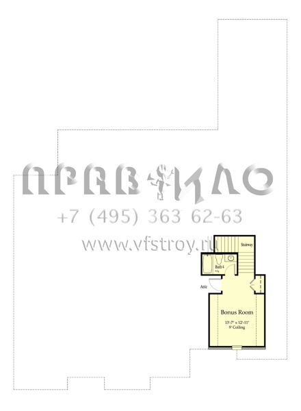 Проект двухэтажного дома с гаражом на две машины в современном стиле S5-305 (7516-00053)