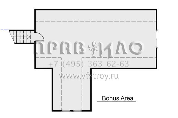 Проект двухэтажного дома с гаражом на три и более машин в современном стиле S5-296 (5922-00001)