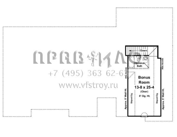 Проект одноэтажного дома с гаражом на две машины в стиле Ранчо S5-182 (348-00092)