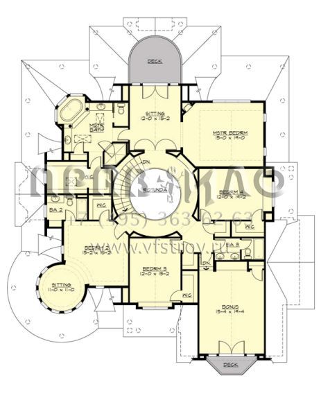 Проект двухэтажного дома с гаражом на три и более машин в скандинавском стиле S5-404 (341-00301)
