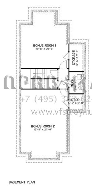 Проект двухэтажного дома без гаража в стиле Шале S5-161 (3125-00004)
