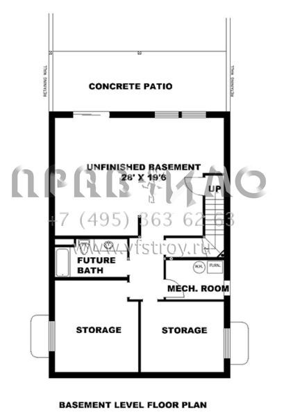 Проект двухэтажного дома без гаража в стиле Шале S5-229 (039-00597)